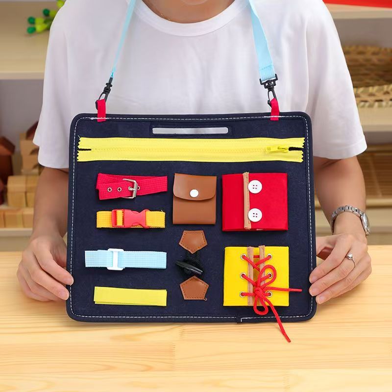 Travel Accessories Toddler - Montessori Busy Board for Toddlers Basic