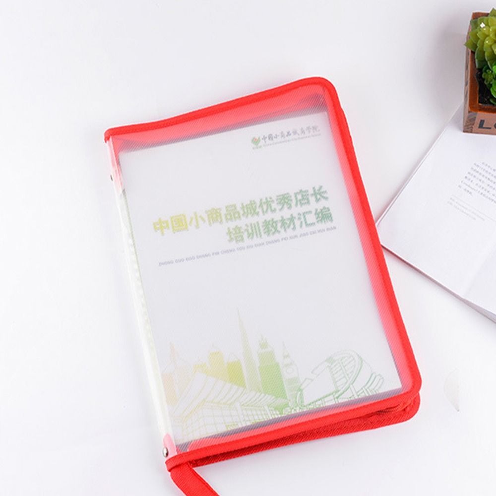 Document Organizer Folder - Transparent Document Bag Storage Bags Stationery