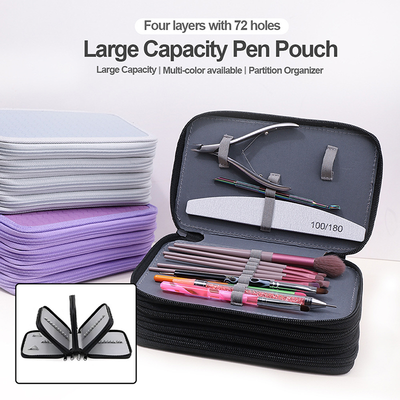 Travel Accessories Organizer Case - Large Capacity Nail Art Tool Bag