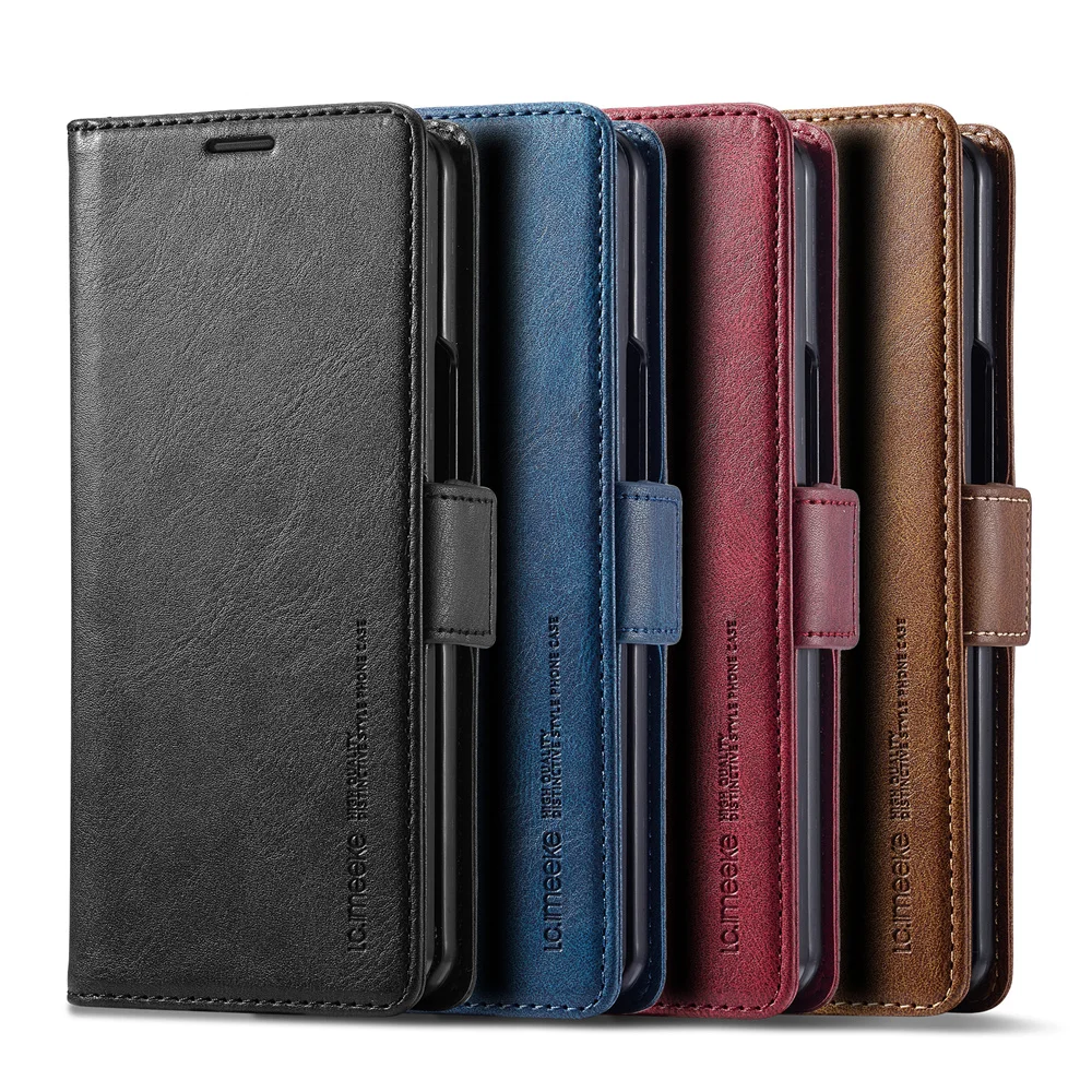 Passport Holder Rfid - Leather Wallet Phone Case For Samsung