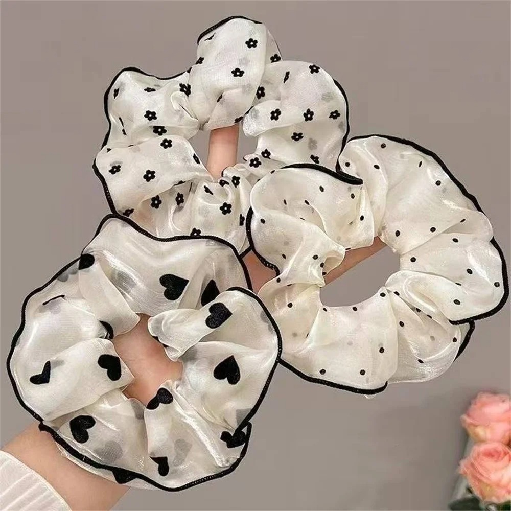 Travel Accessories In Bulk - 3Pcs/set Minimalist Sweet Fabric Hair Ties
