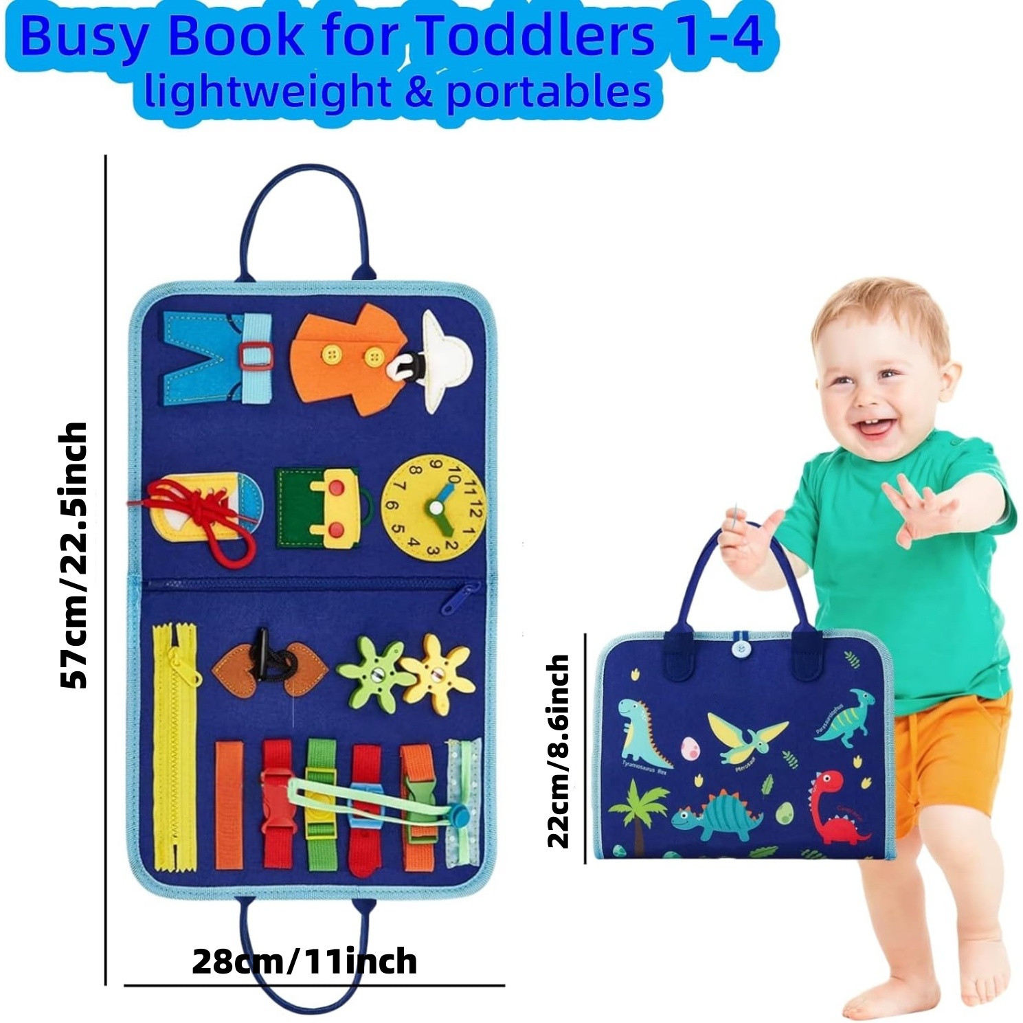 Toddler Busy Board - Montessor - Travel Accessories Toddler ulasan dan harga
