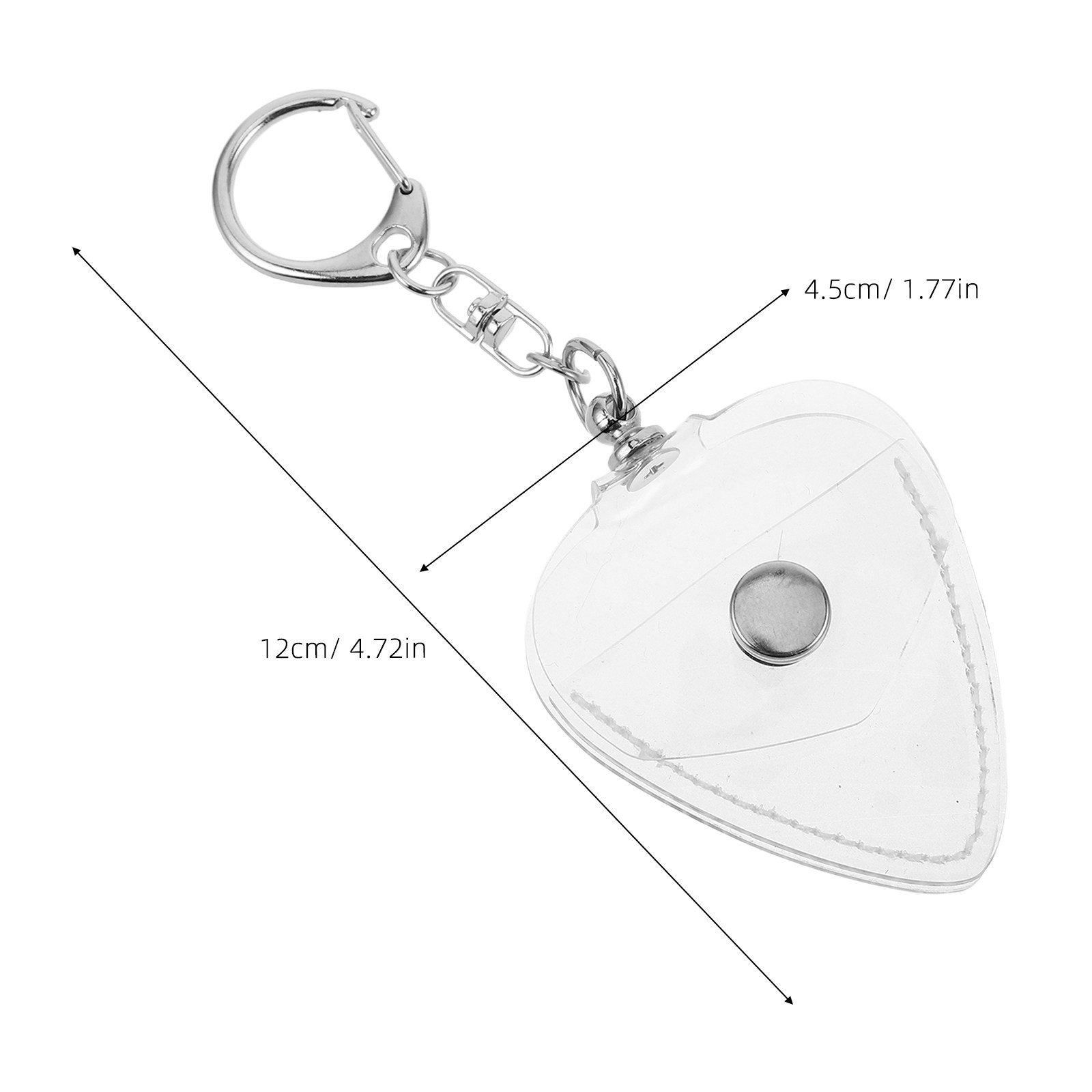 Transparent Guitar Pick Holder - Travel Accessories Holder ulasan dan harga