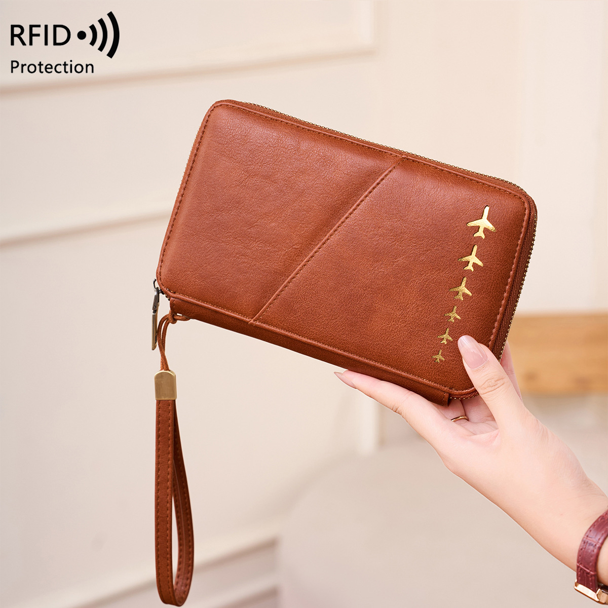 Trendy Airplane Design RFID Bl - Passport Holder Rfid ulasan dan harga