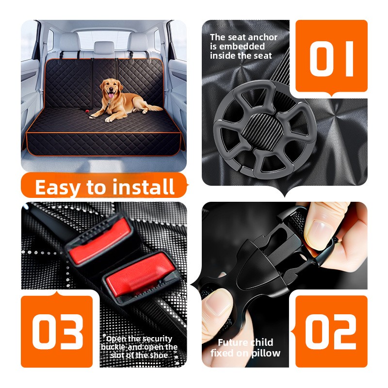 Pet Car Seat Isolation Mat Dog - Travel Accessories For Dogs ulasan dan harga