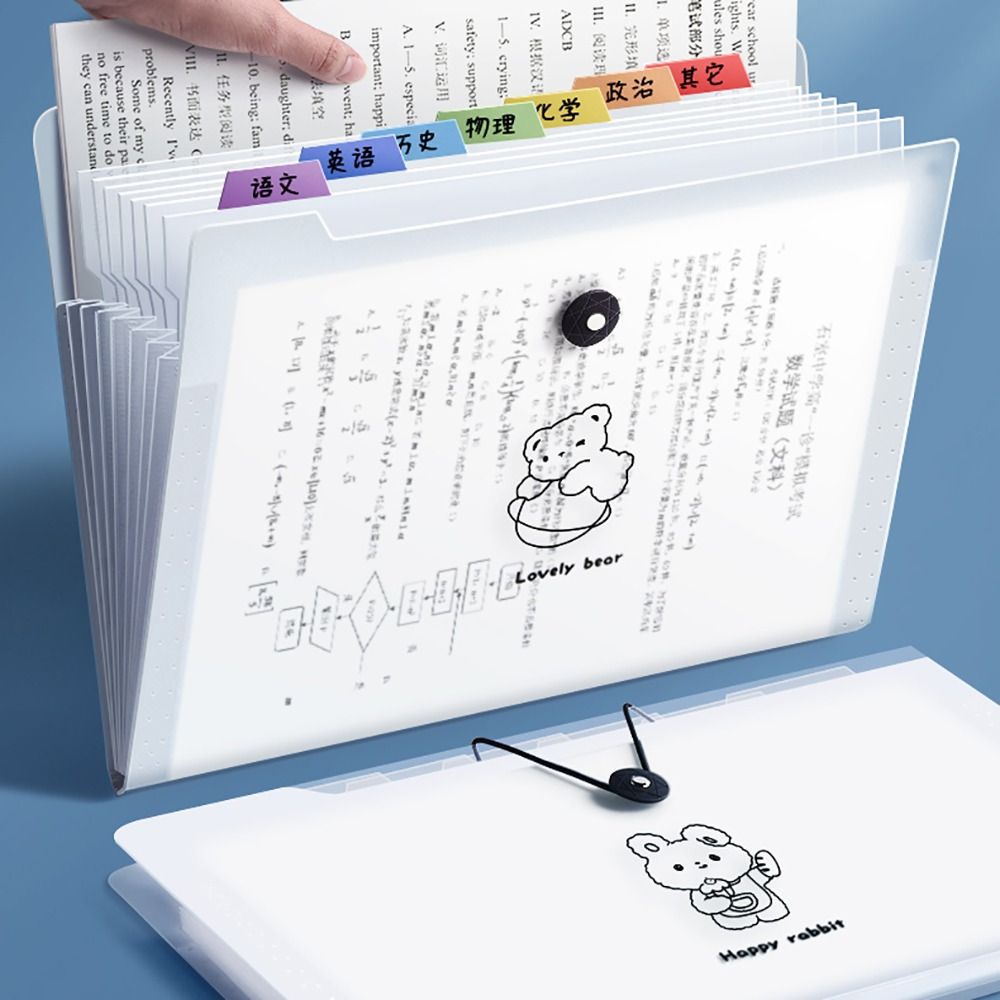 Cartoon Waterproof A4 File Fol - Document Organizer Folder ulasan dan harga