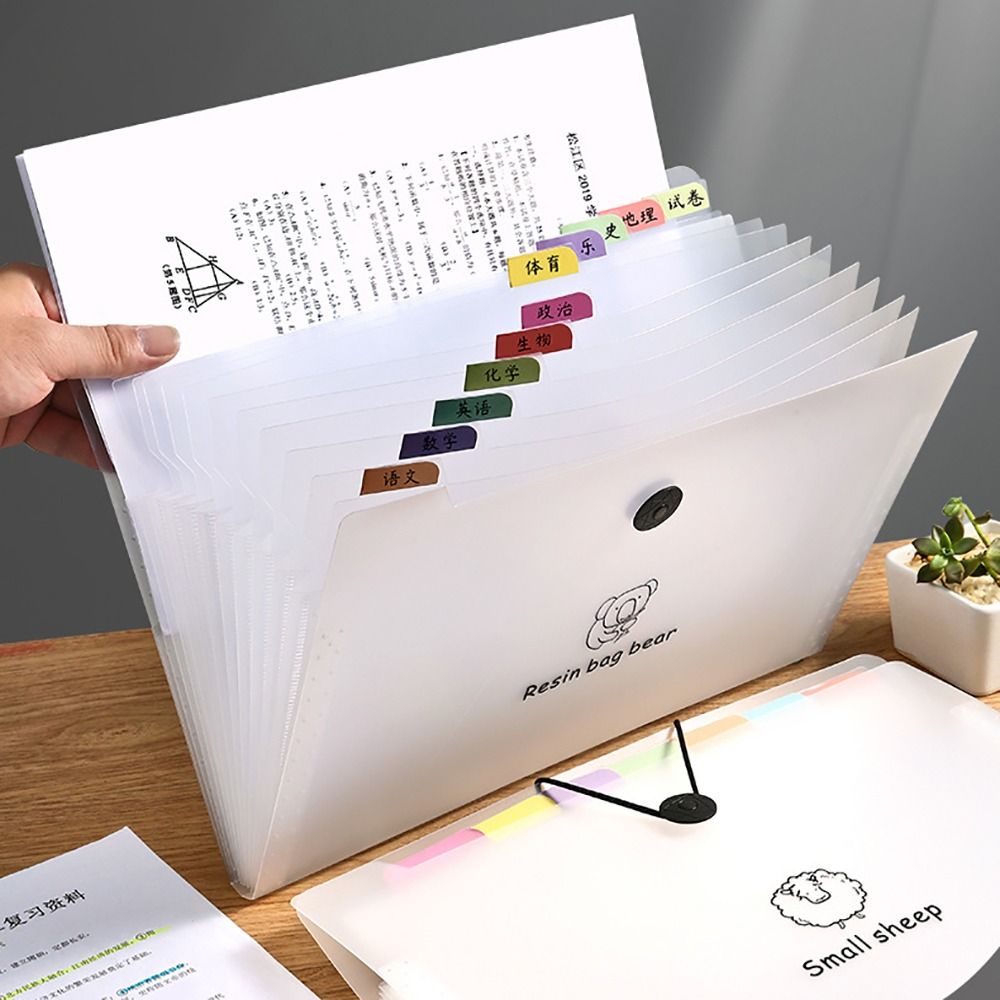 Cartoon Waterproof A4 File Fol - Document Organizer Folder ulasan dan harga