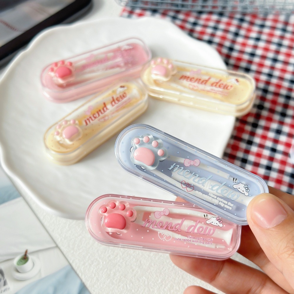 Frosted Bear Paw Contact Lens  - Travel Accessories Kit For Women ulasan dan harga