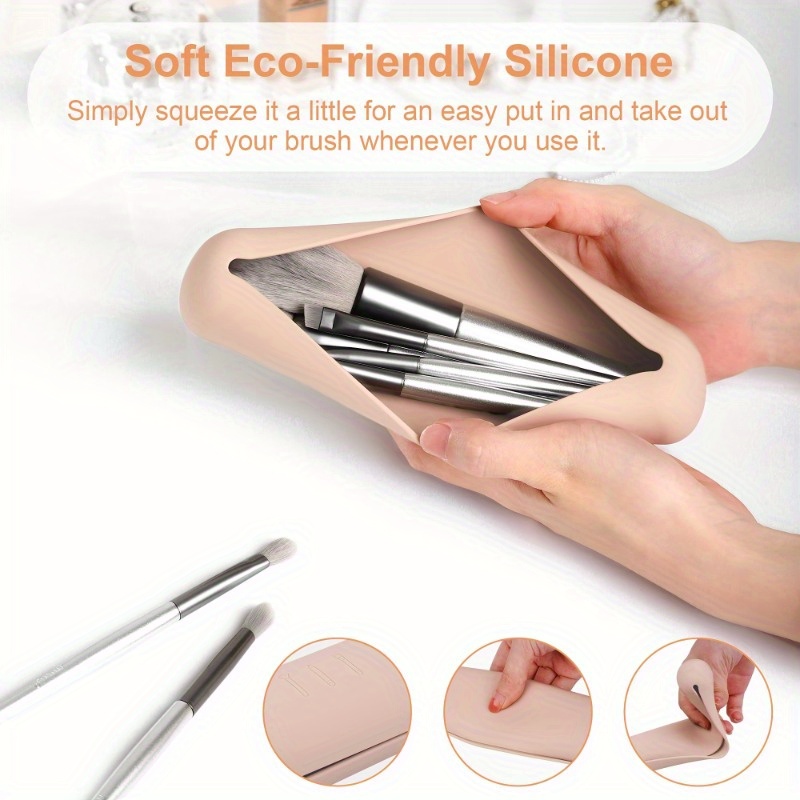 Travel Makeup Brush Holder,Sil - Travel Accessories Holder ulasan dan harga