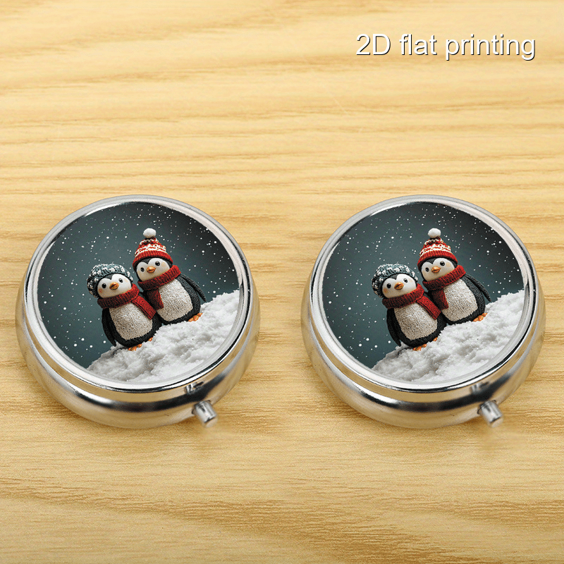 Winter Penguin 7-Pattern Round - Travel Accessories As Gifts ulasan dan harga