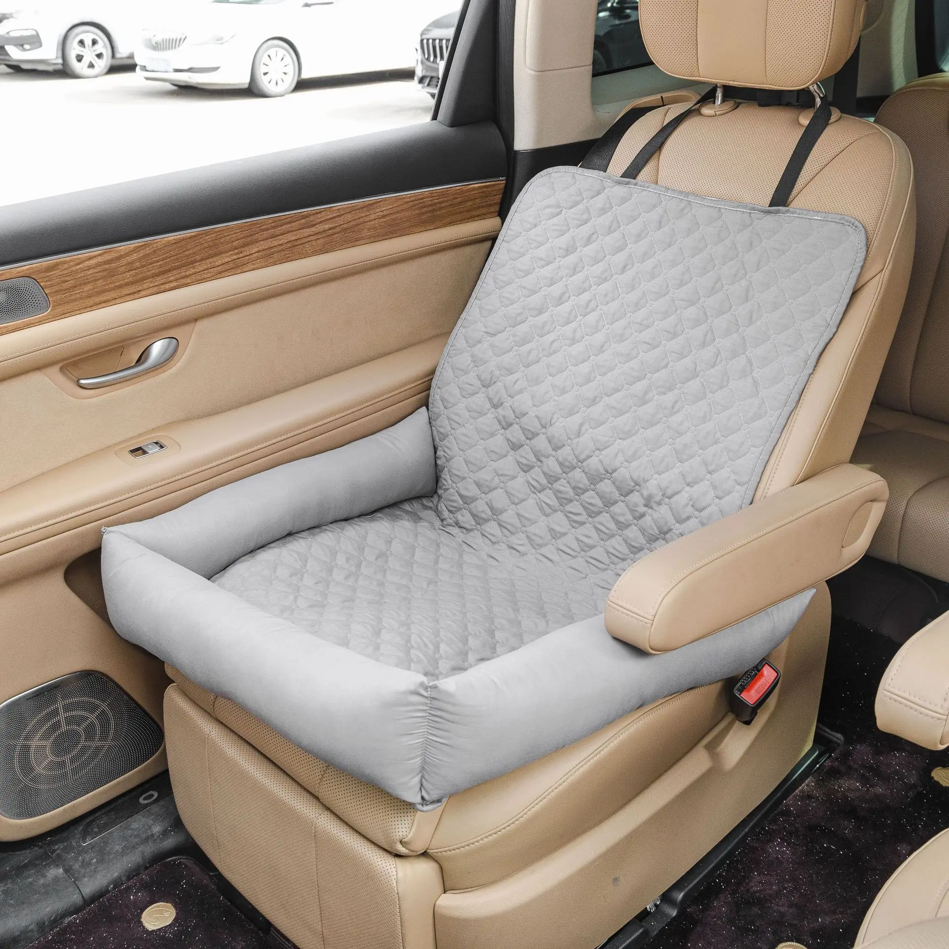 Dog Car Seat Solid Pattern Rem - Travel Accessories For Dogs ulasan dan harga