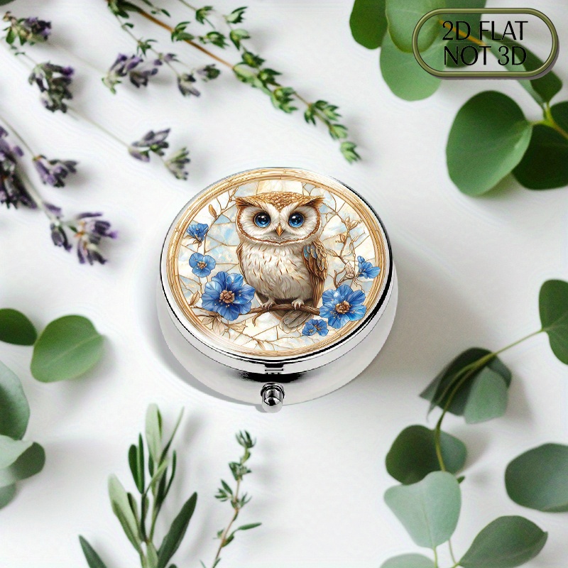 A flat, portable, round metal  - Travel Accessories As Gifts ulasan dan harga