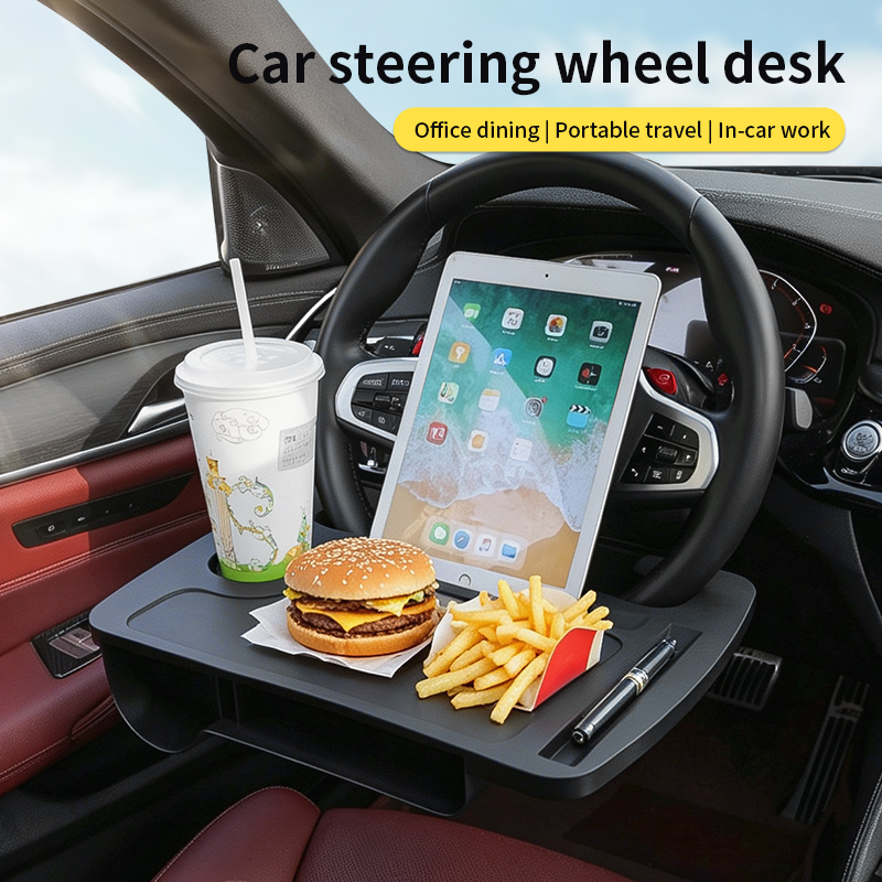 2-IN-1 Car Steering Wheel Tabl - Travel Accessories Holder ulasan dan harga