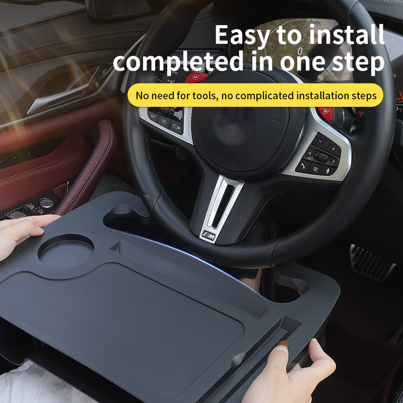 2-IN-1 Car Steering Wheel Tabl - Travel Accessories Holder ulasan dan harga