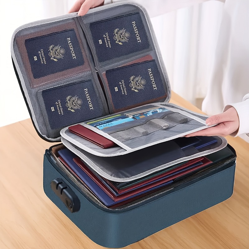 Lockable File Storage Bag,3-La - Document Organizer Folder ulasan dan harga