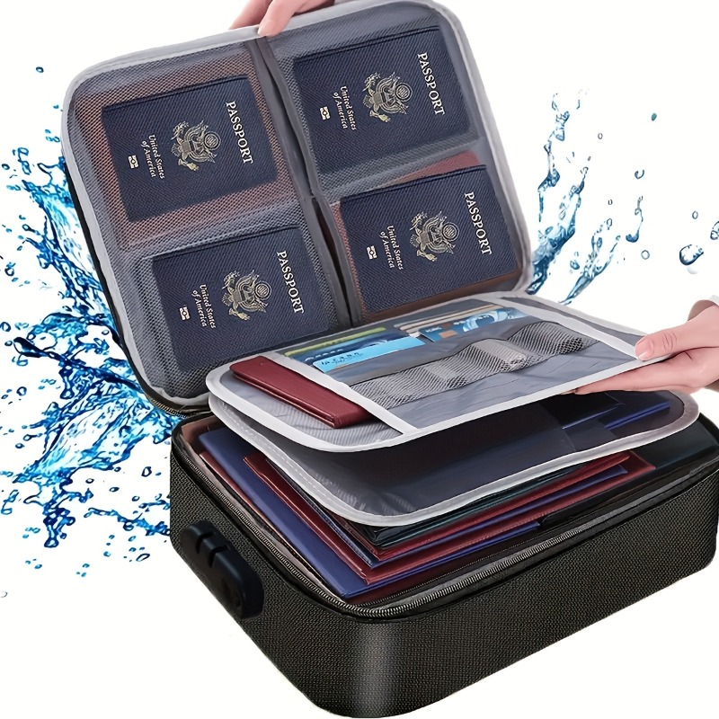 Lockable File Storage Bag,3-La - Document Organizer Folder ulasan dan harga