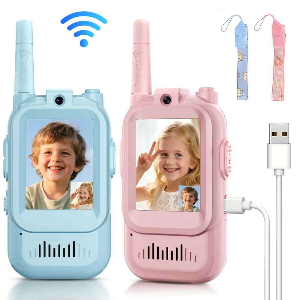 2PCS  Video Walkie Talkies for - Travel Accessories Toddler ulasan dan harga