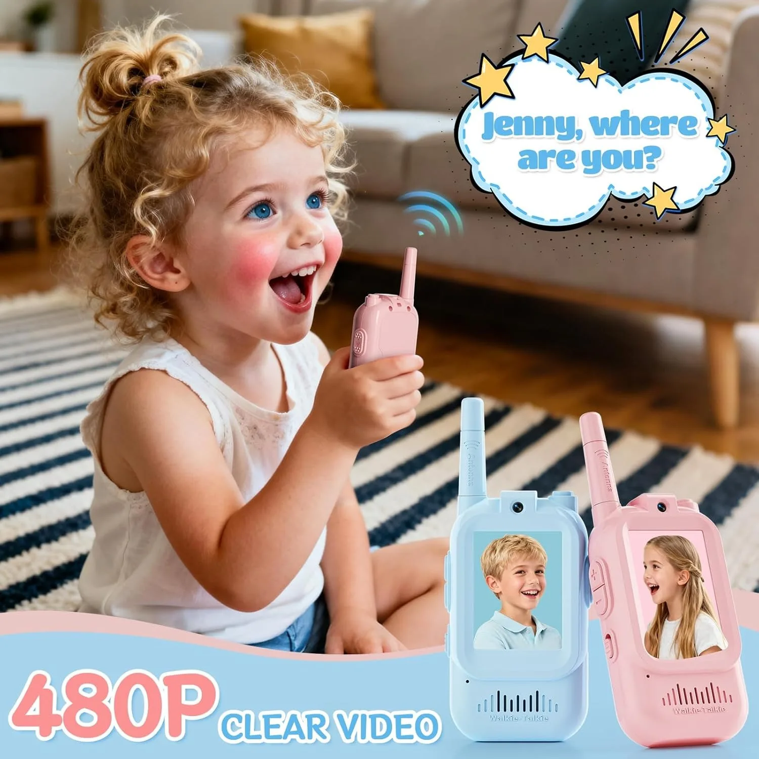 2PCS  Video Walkie Talkies for - Travel Accessories Toddler ulasan dan harga