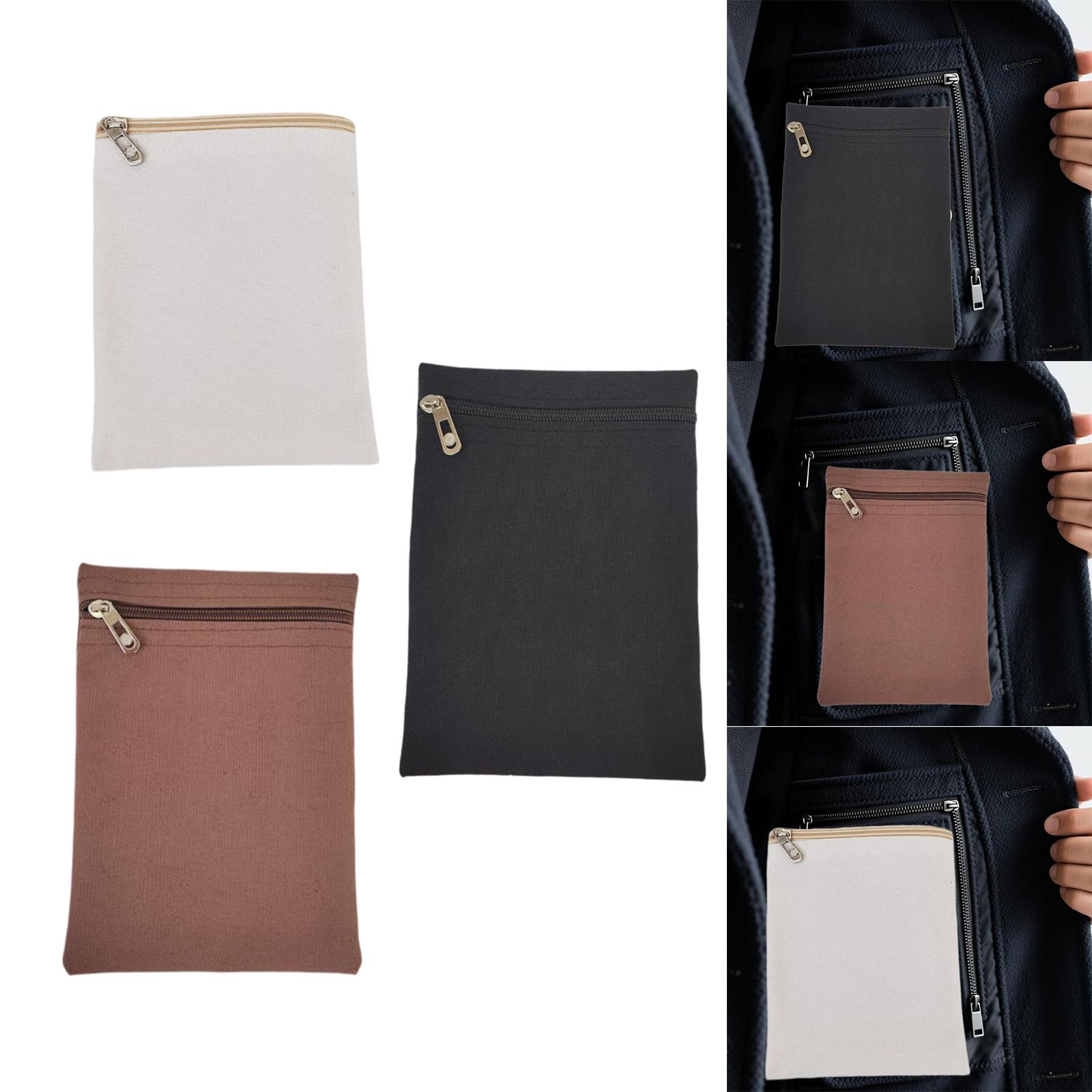 Canvas Inside Pocket Zipper Gu - Travel Accessories Guide ulasan dan harga