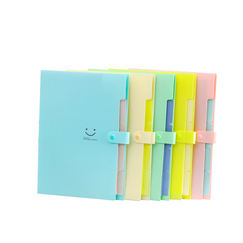 Korean 5-Pocket A4 Expanding F - Document Organizer Folder ulasan dan harga
