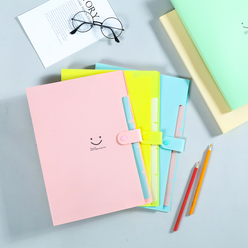 Korean 5-Pocket A4 Expanding F - Document Organizer Folder ulasan dan harga