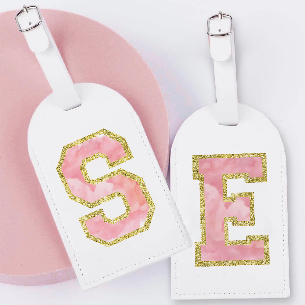 Letter Monogram Luggage Tag Ba - Travel Accessories Gifts For Her ulasan dan harga
