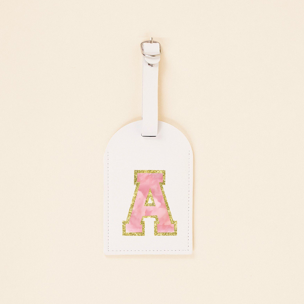 Letter Monogram Luggage Tag Ba - Travel Accessories Gifts For Her ulasan dan harga