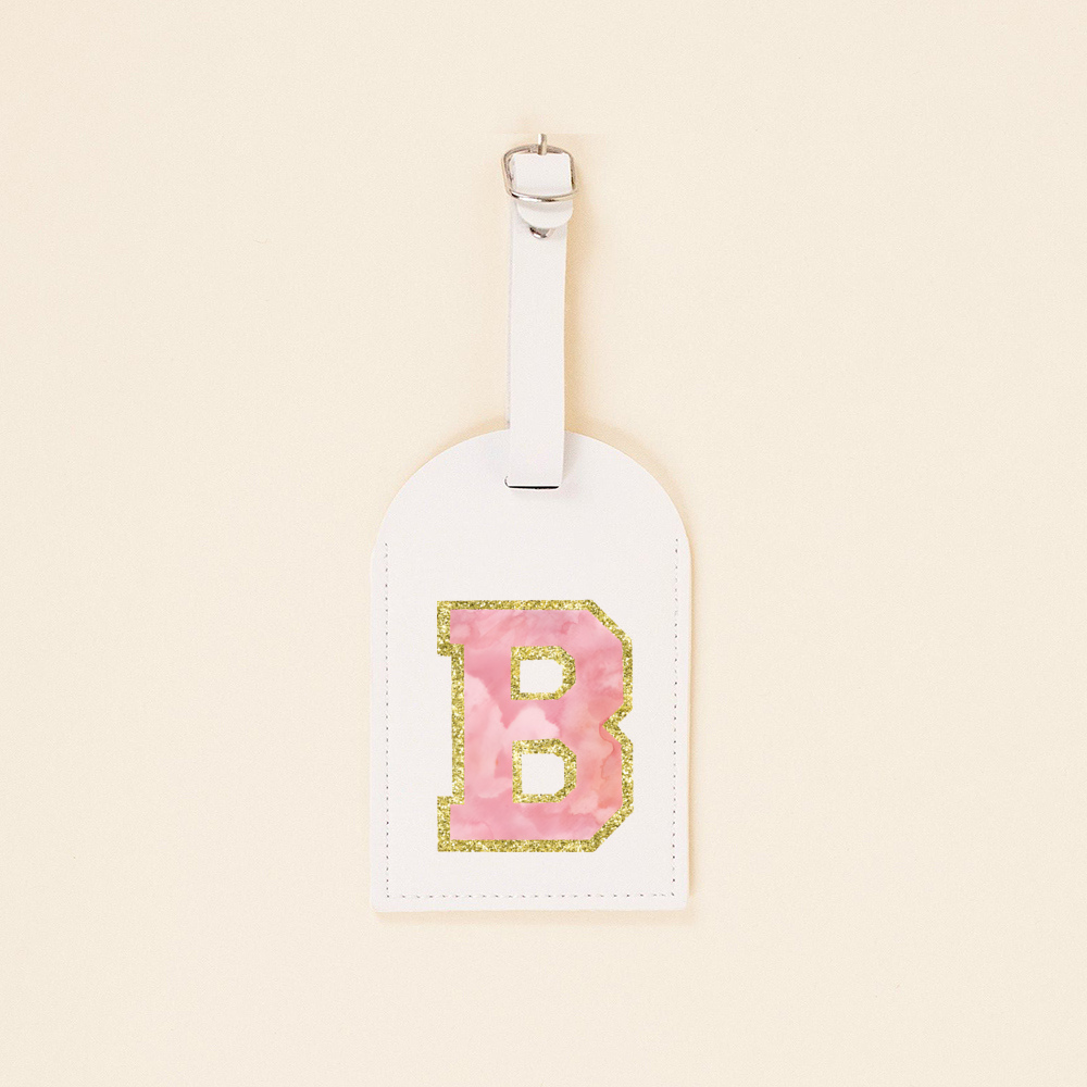 Letter Monogram Luggage Tag Ba - Travel Accessories Gifts For Her ulasan dan harga