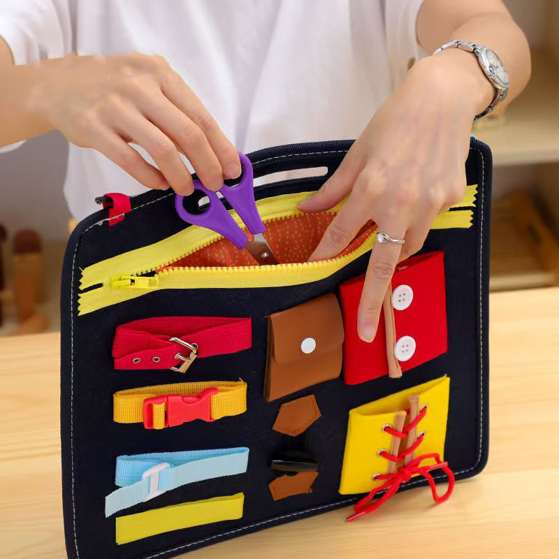 Montessori Busy Board for Todd - Travel Accessories Toddler ulasan dan harga