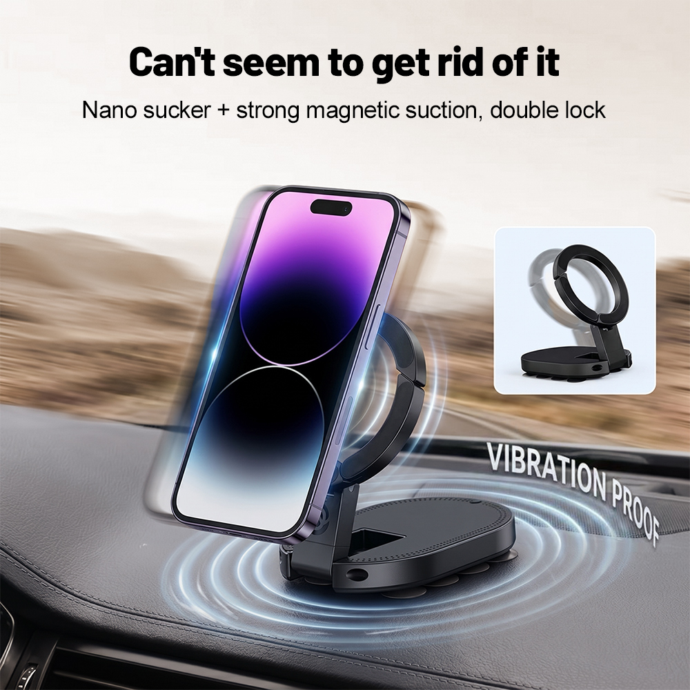 360° Rotation 3‑In‑1 Suction C - Travel Accessories Holder ulasan dan harga