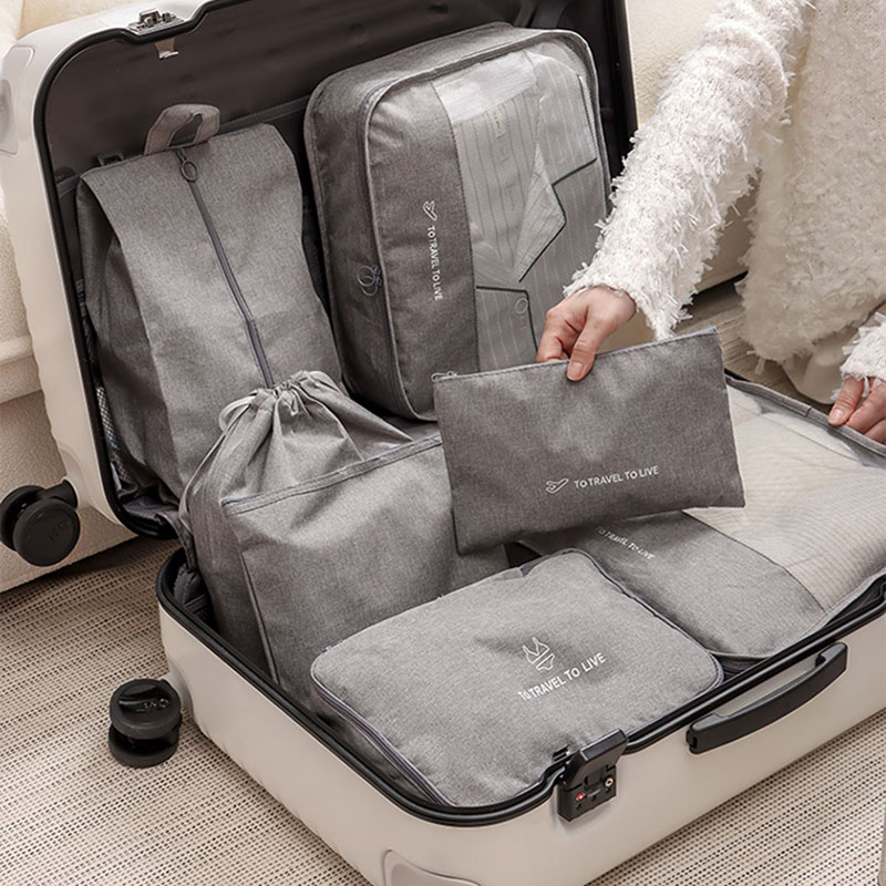 7 Piece Travel Packing Cubes S - Travel Accessories Kit For Women ulasan dan harga
