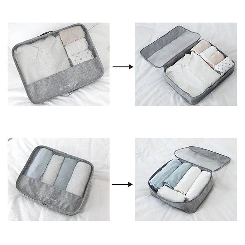 7 Piece Travel Packing Cubes S - Travel Accessories Kit For Women ulasan dan harga