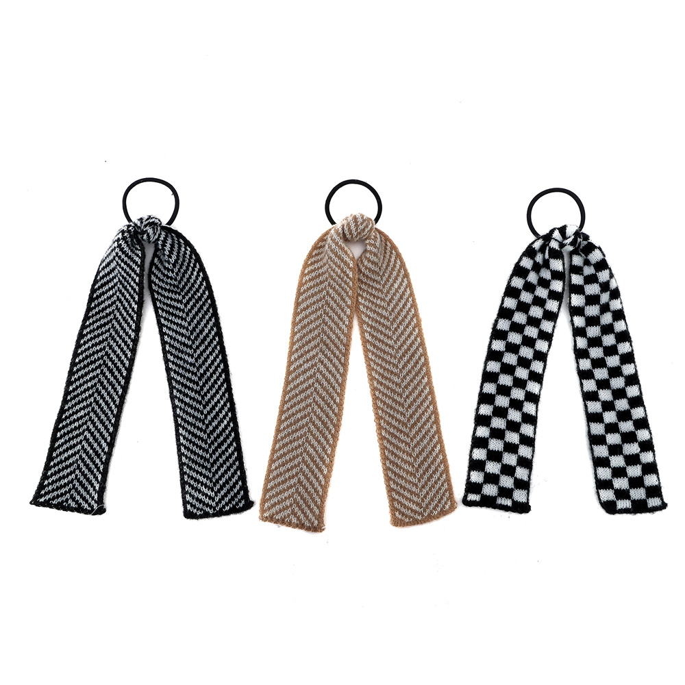 001N Checkered yarn HairBand C - Travel Accessories For 4 Year Old ulasan dan harga