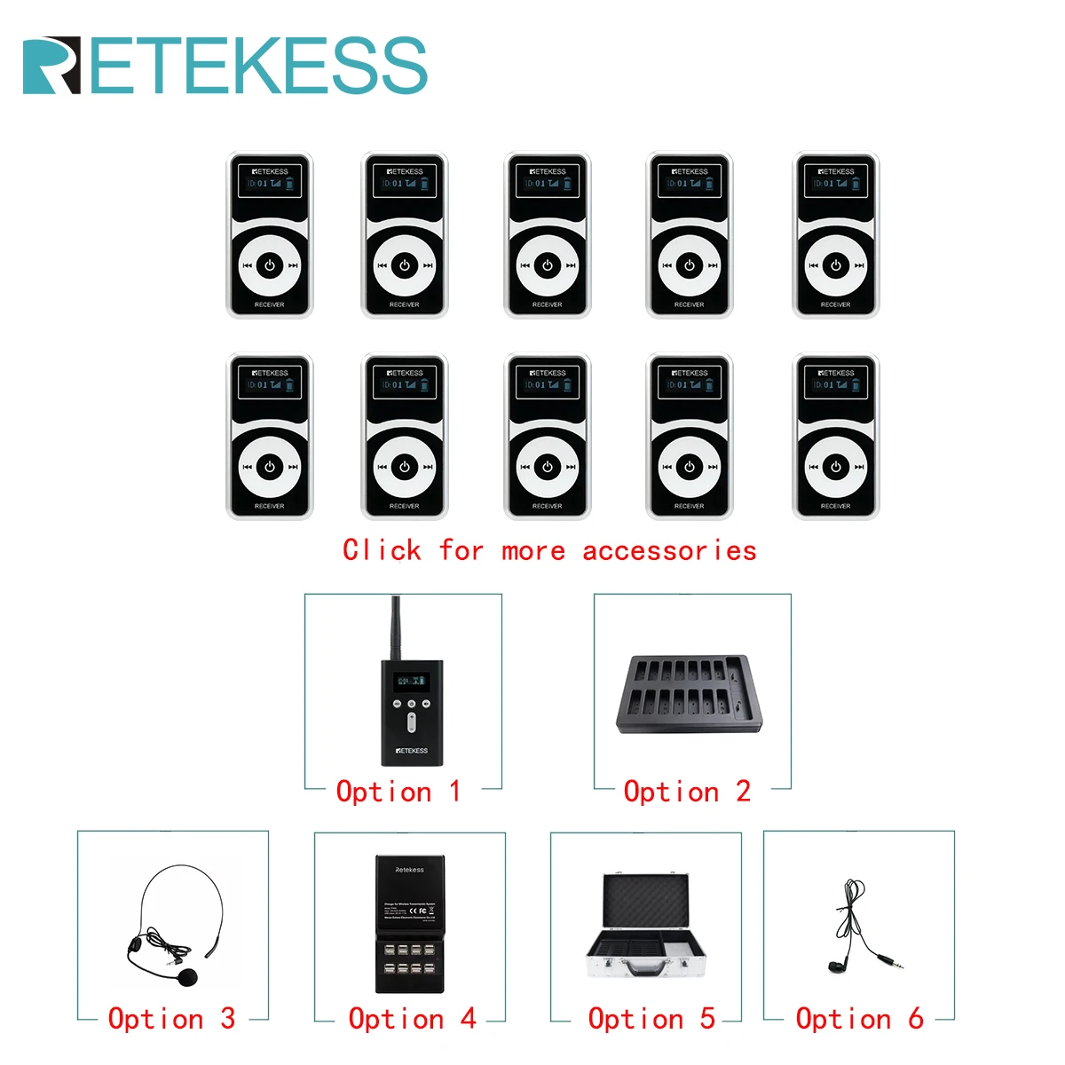 RETEKESS T130P T131P Tour Guid - Travel Accessories Guide ulasan dan harga