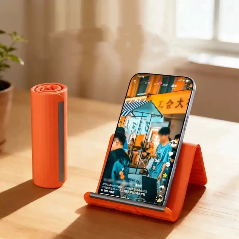 Lazy Portable Phone Stand Sili - Travel Accessories Holder ulasan dan harga