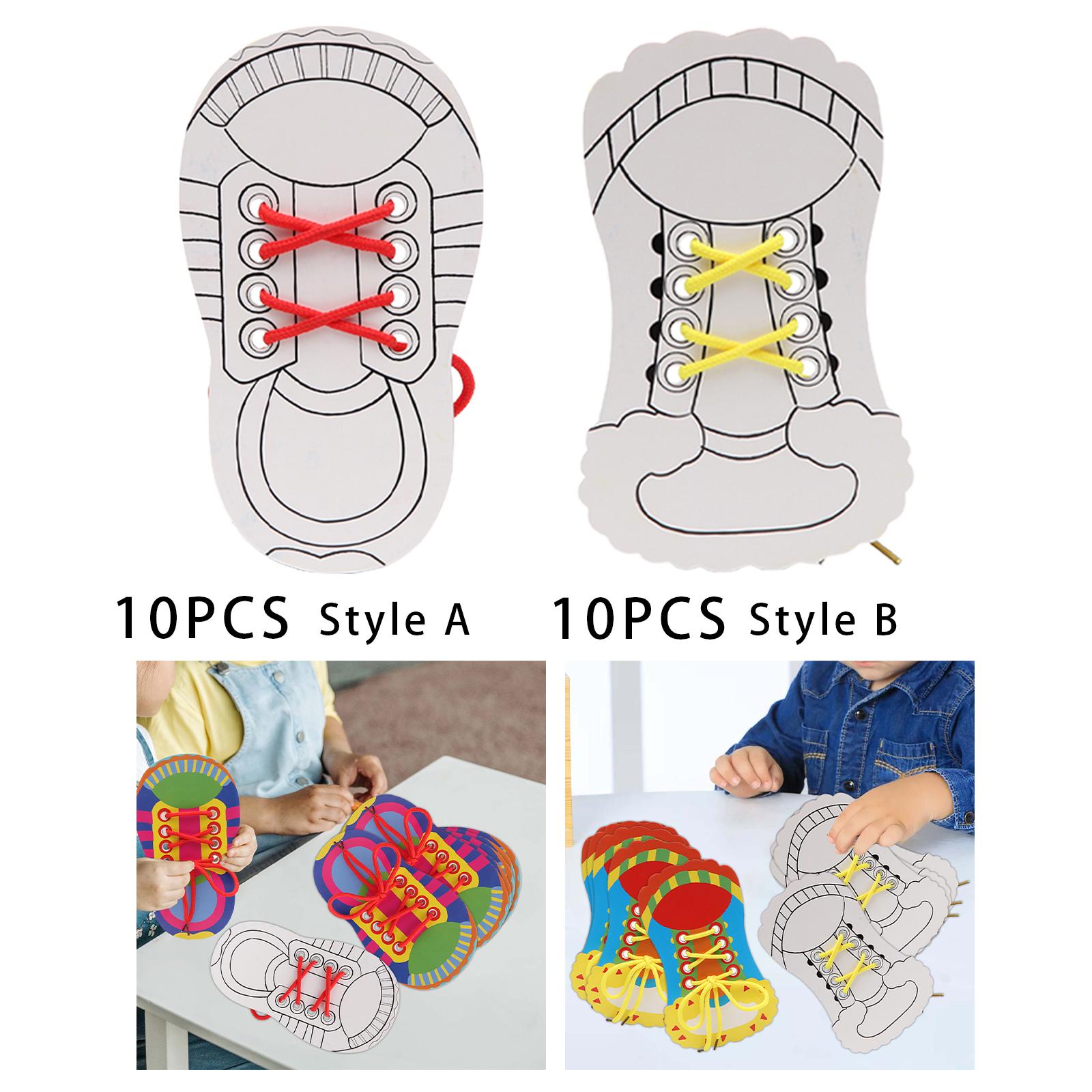 10 Pieces Child Busy Board Tie - Travel Accessories Toddler ulasan dan harga