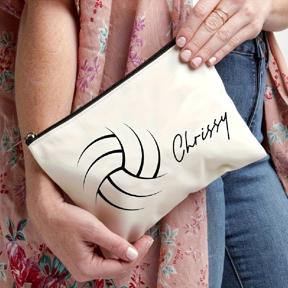 Custom Volleyball Print Polyes - Travel Accessories Gifts For Her ulasan dan harga