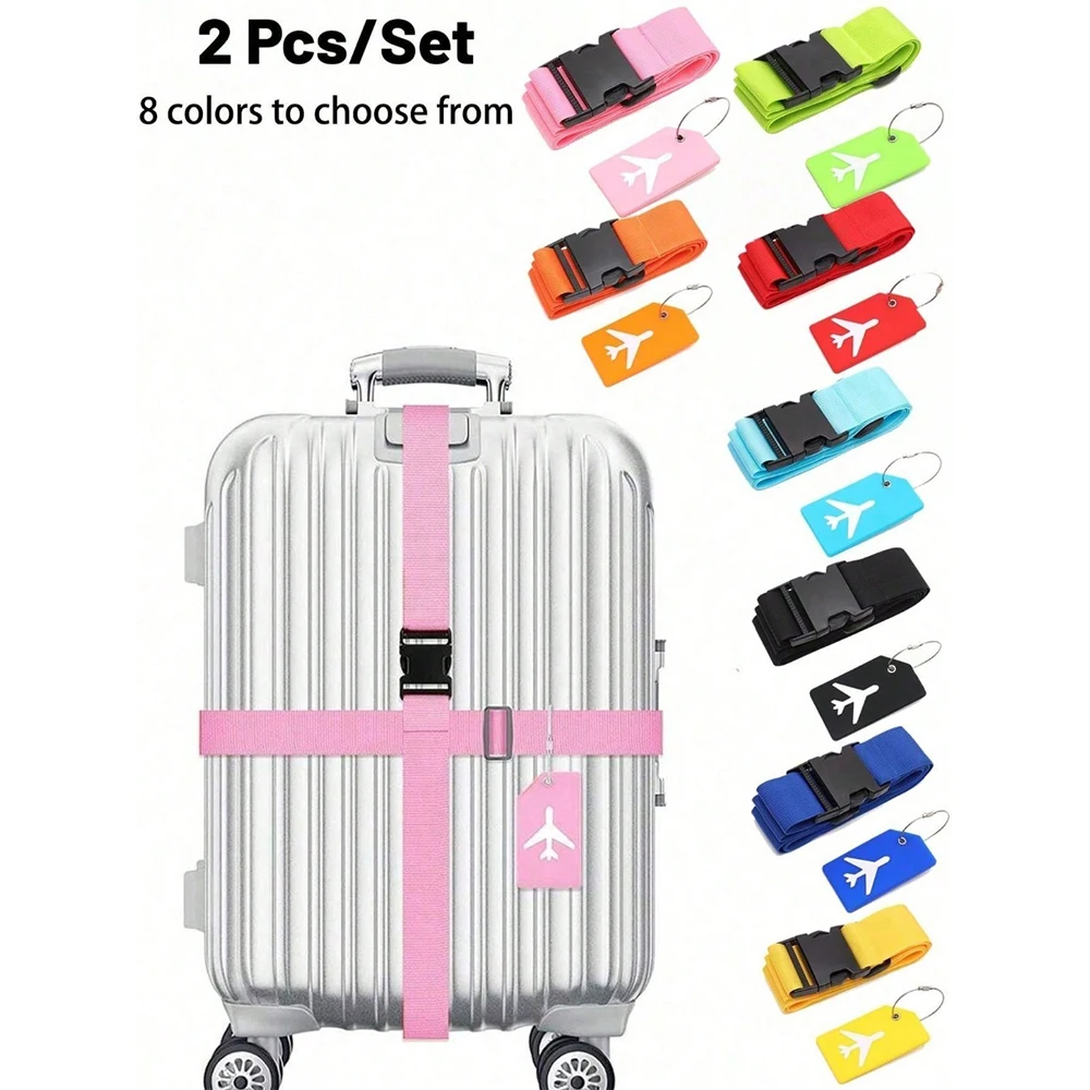 Luggage Strap Set with Luggage - Travel Accessories In Bulk ulasan dan harga