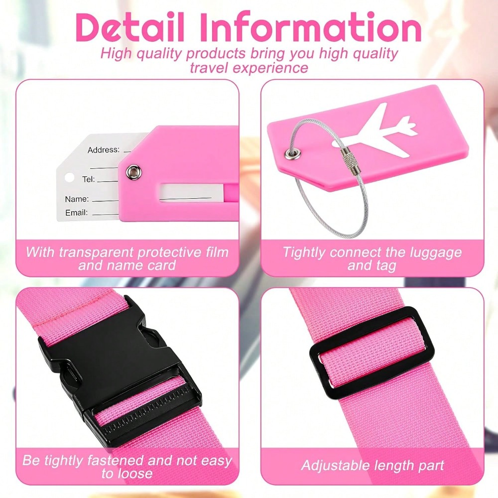 Luggage Strap Set with Luggage - Travel Accessories In Bulk ulasan dan harga
