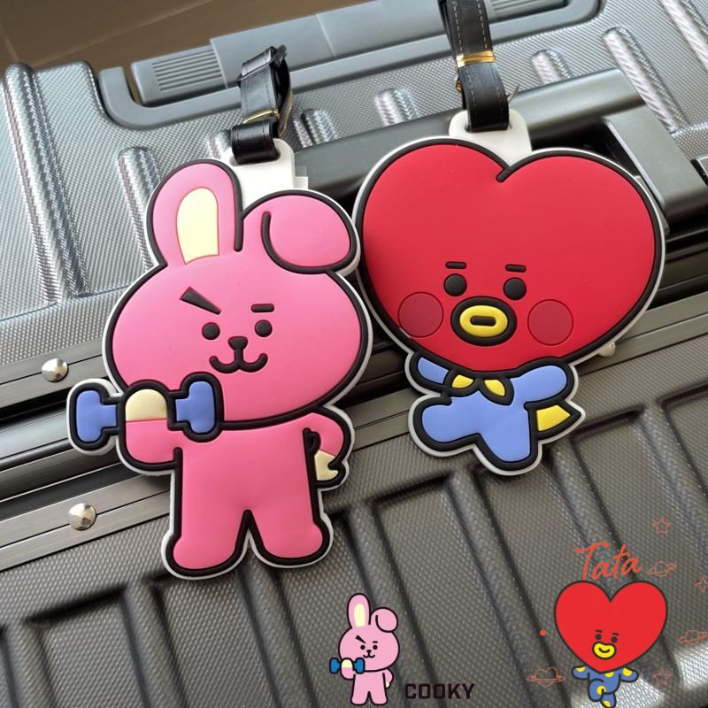 BT21 cartoon cute keychain Kaw - Travel Accessories In Bulk ulasan dan harga