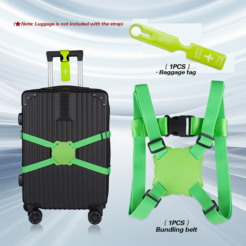 2-Piece Luggage Strap Set + Lu - Travel Accessories In Bulk ulasan dan harga