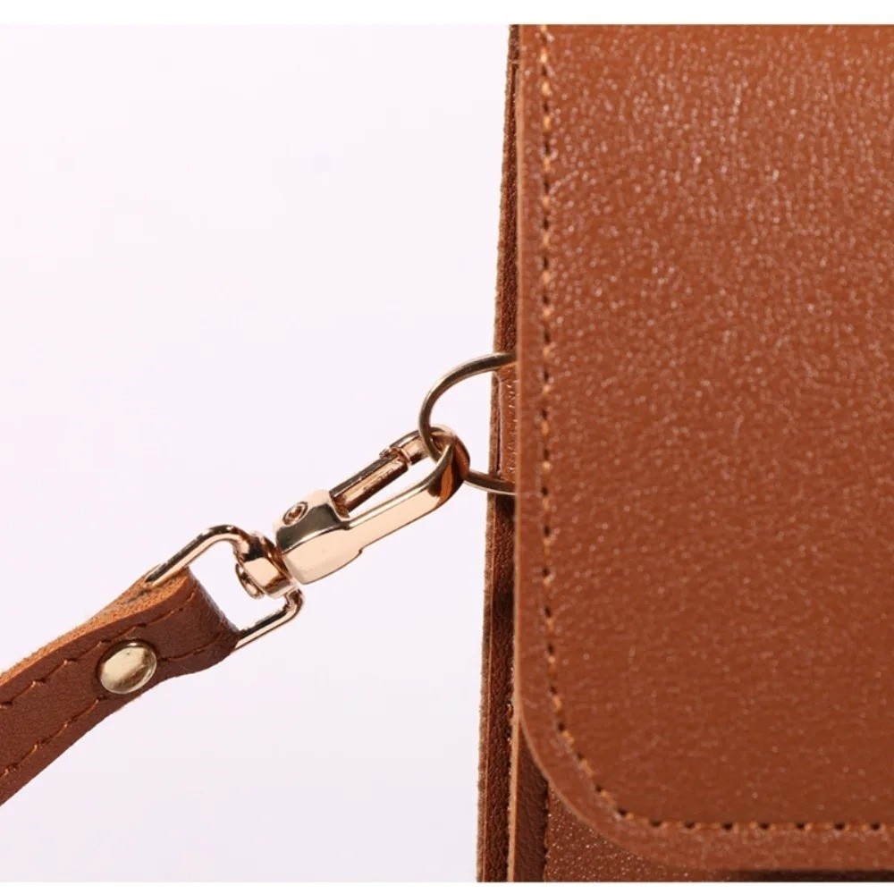 PU Leather Touch Screen Phone  - Passport Holder Rfid ulasan dan harga