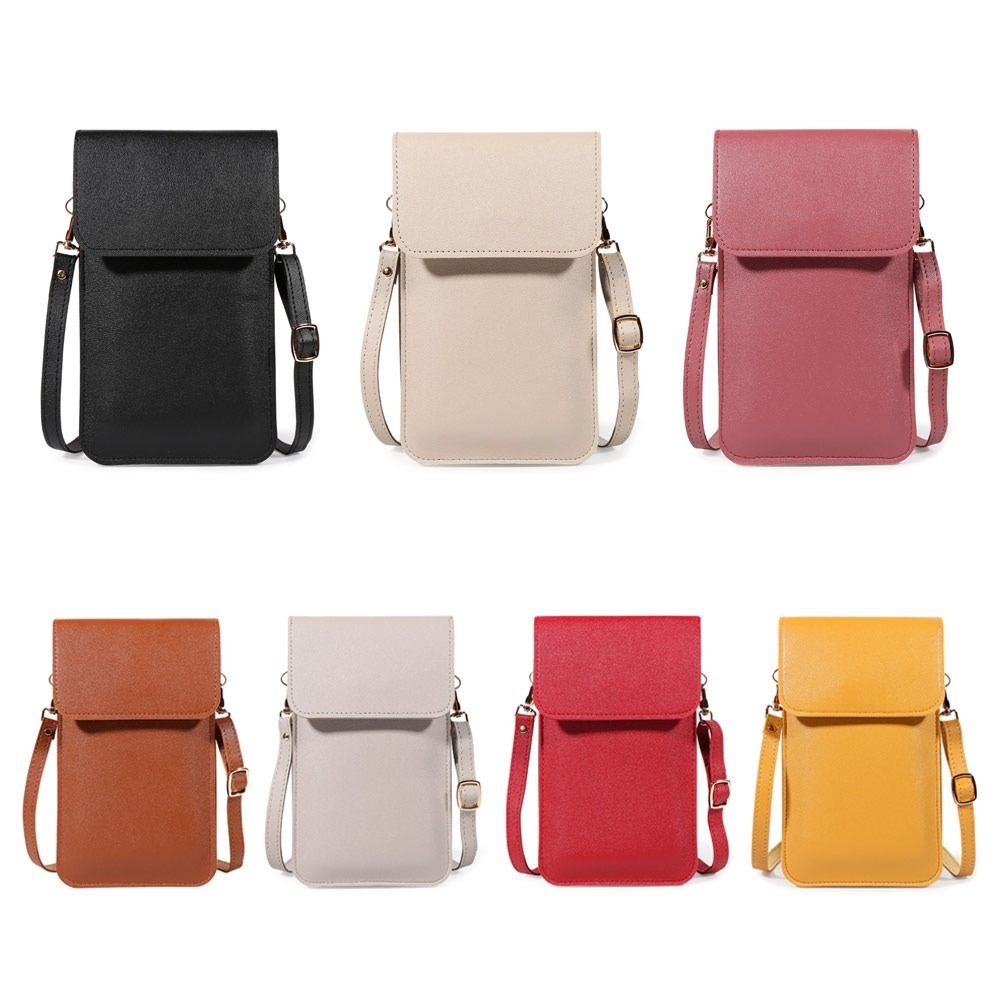 PU Leather Touch Screen Phone  - Passport Holder Rfid ulasan dan harga