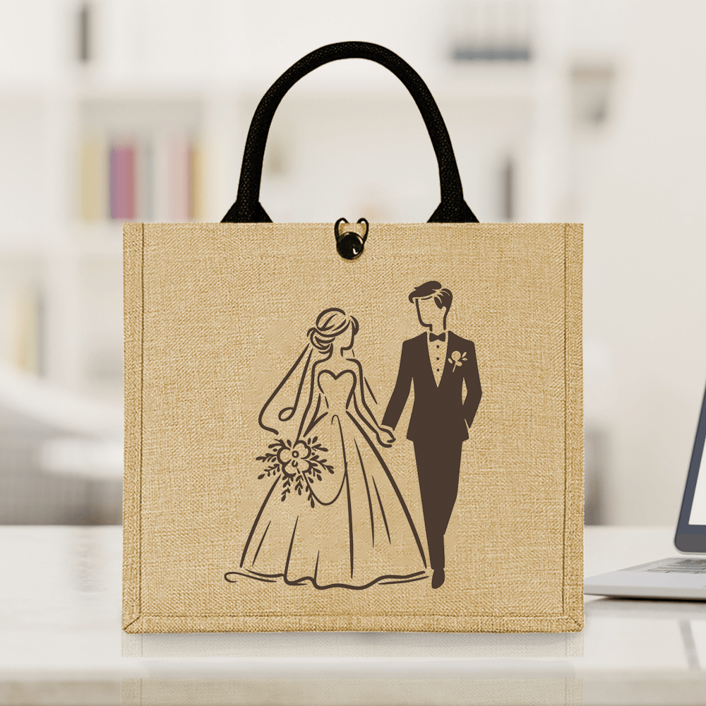Retro Wedding Tote Bag Ideal f - Travel Accessories Shops ulasan dan harga