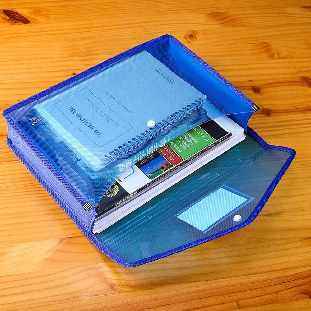 1-10PCS Waterproof A4 A5 Snap  - Document Organizer Folder ulasan dan harga