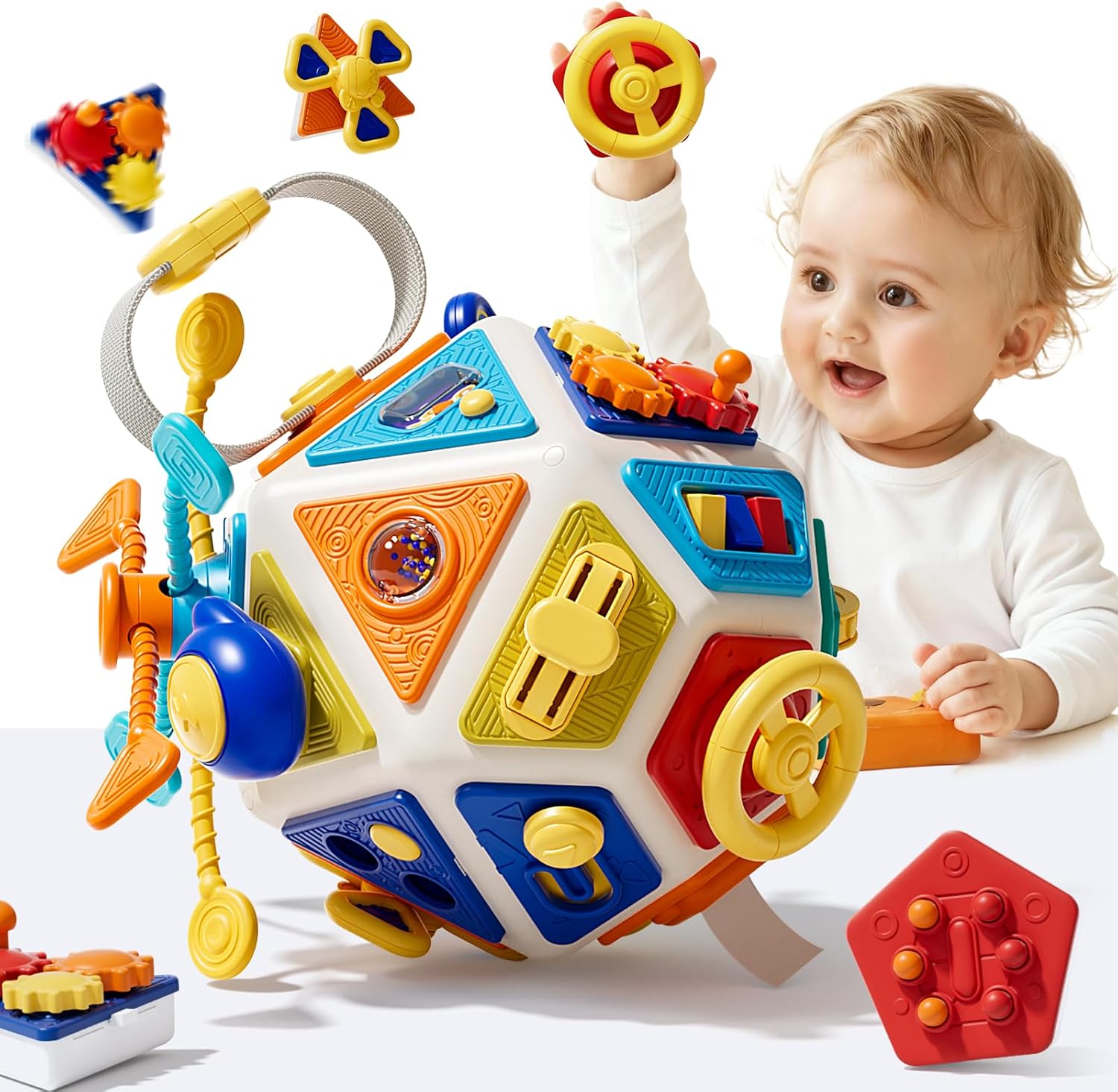 Baby Busy Board Activity Cube  - Travel Accessories Toddler ulasan dan harga