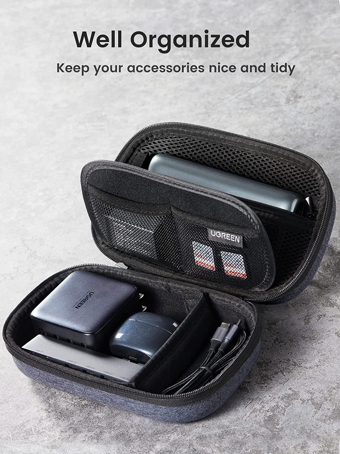 UGREEN Electronics Travel Orga - Travel Accessories Organizer Case ulasan dan harga