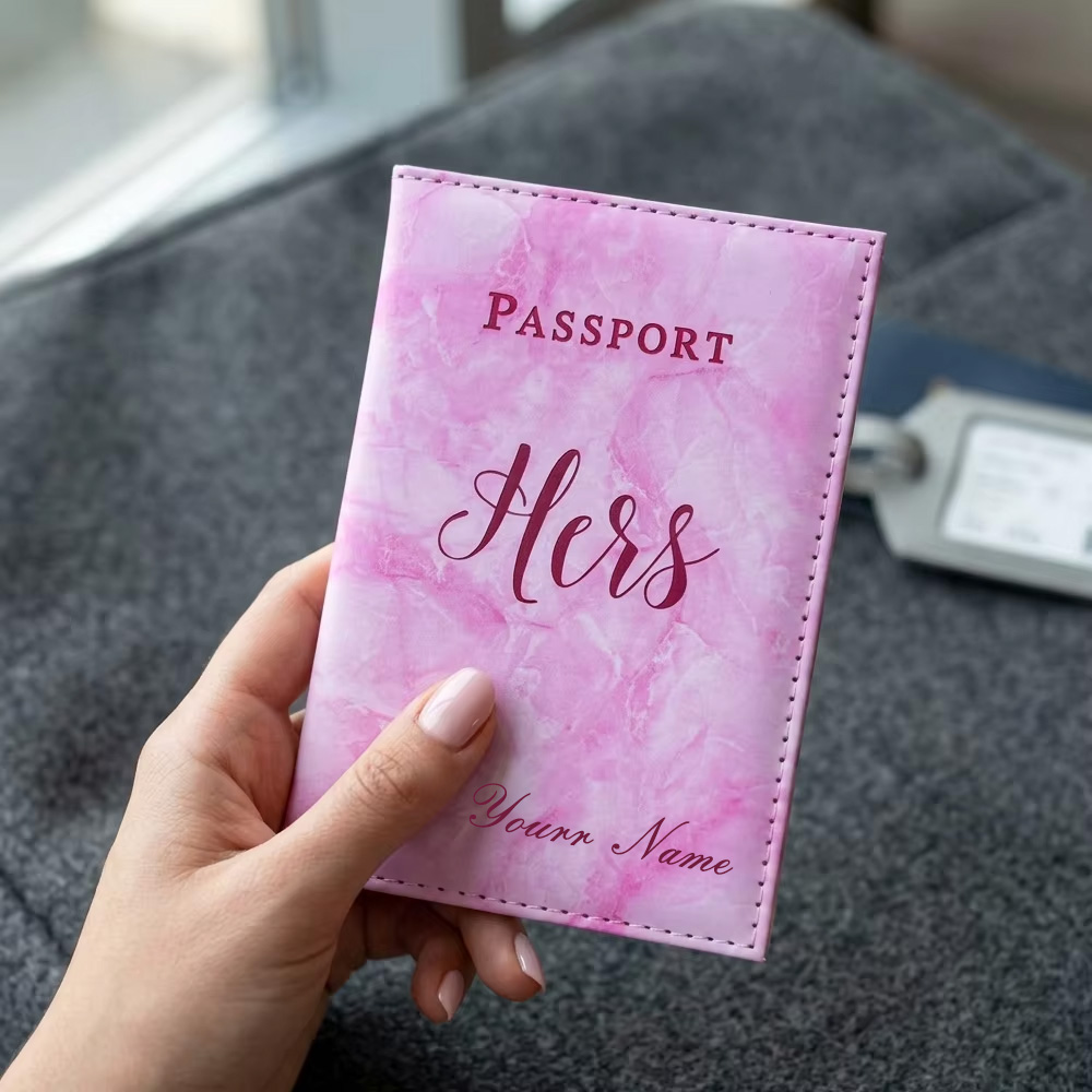 Personalized Marble Passport C - Travel Accessories Gifts For Her ulasan dan harga