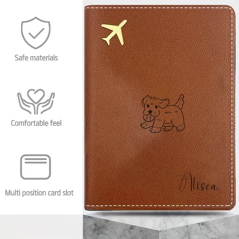Custom Passport Cover with a C - Travel Accessories For Dogs ulasan dan harga