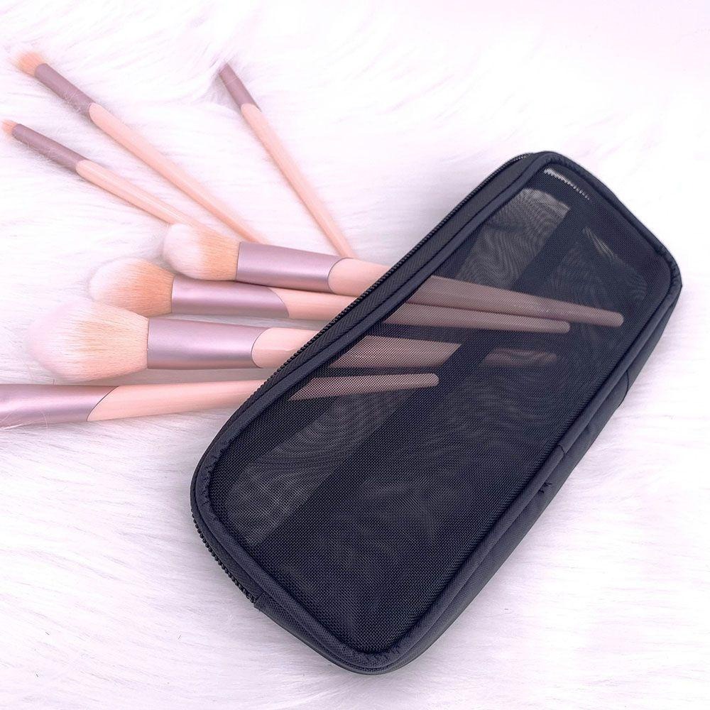 Mesh Makeup Brush Bag Women Be - Travel Accessories Kit For Women ulasan dan harga